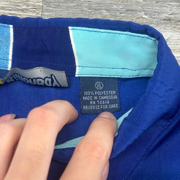 Vintage Y2K Billion Bay Anime Fighting Warrior Ombre Mens XL Short‎ Sleeve Shirt - Picture 5 of 12